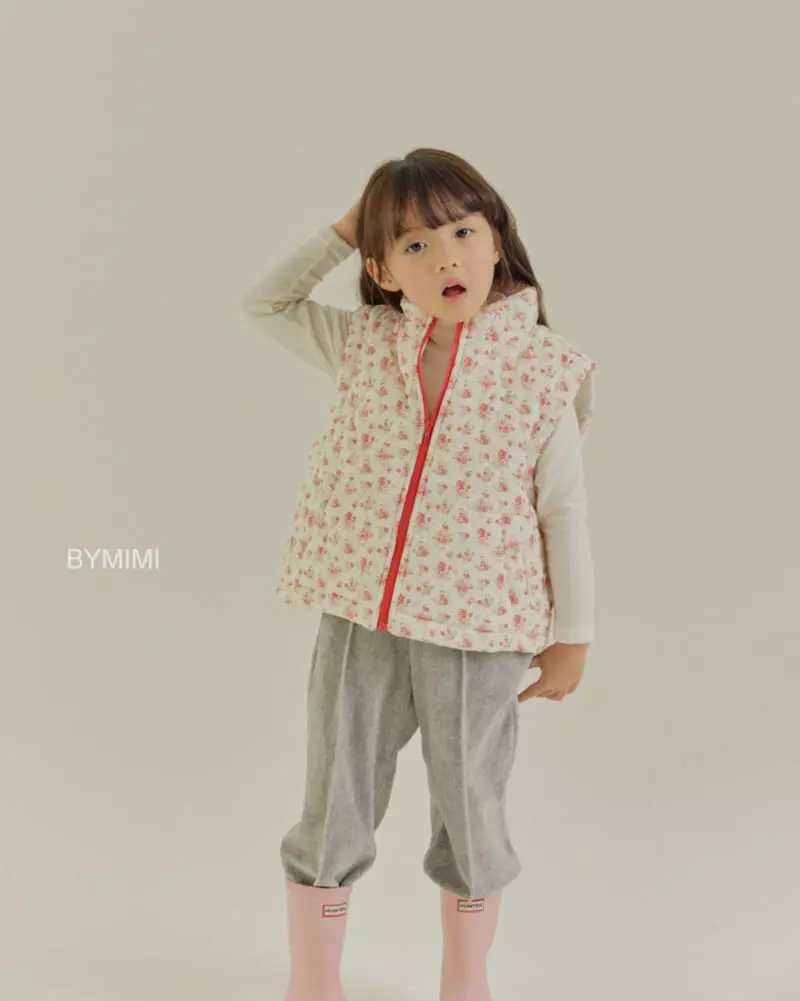 Bymimi - Korean Children Fashion - #kidsshorts - Quilting Vest - 4
