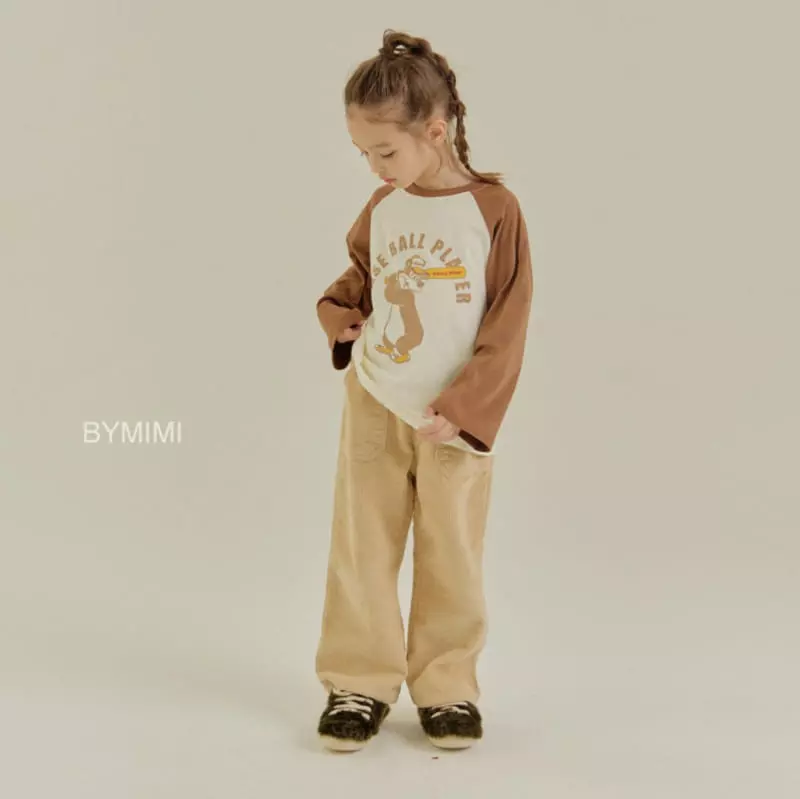 Bymimi - Korean Children Fashion - #minifashionista - Home Run Ball Tee - 4