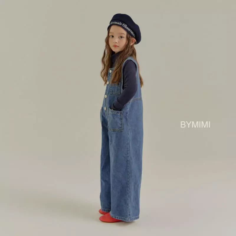 Bymimi - Korean Children Fashion - #prettylittlegirls - Jenny Denim Bodysuit - 5