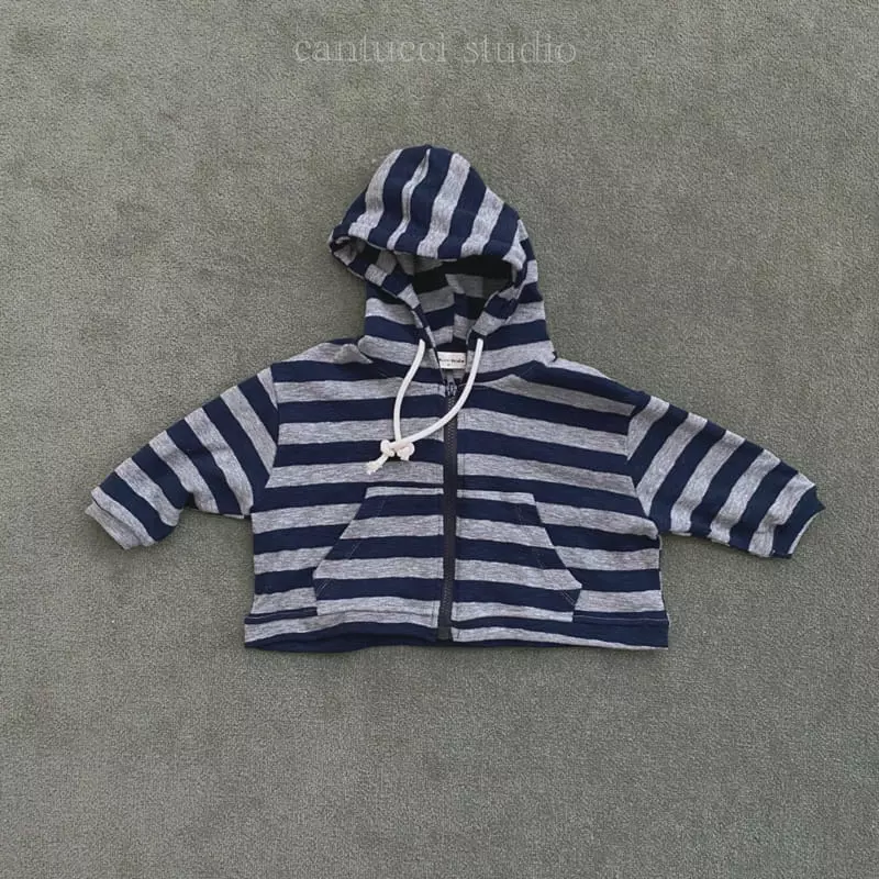 Cantucci Studio - Korean Children Fashion - #kidsshorts - Milka Hoody Zip-up - 3