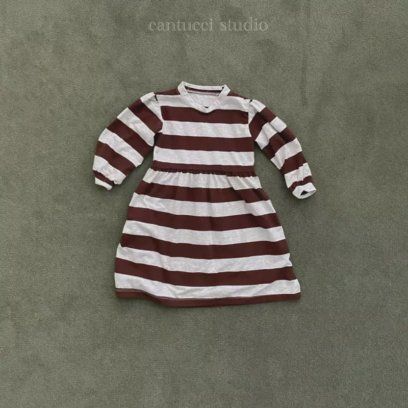 Cantucci Studio - Korean Children Fashion - #littlefashionista - Bboddo Stripes One-piece - 4