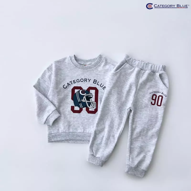 Category Blue - Korean Children Fashion - #prettylittlegirls - 90 Top Bottom Set - 4