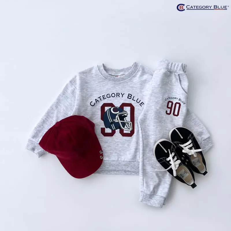 Category Blue - Korean Children Fashion - #childofig - 90 Top Bottom Set - 5