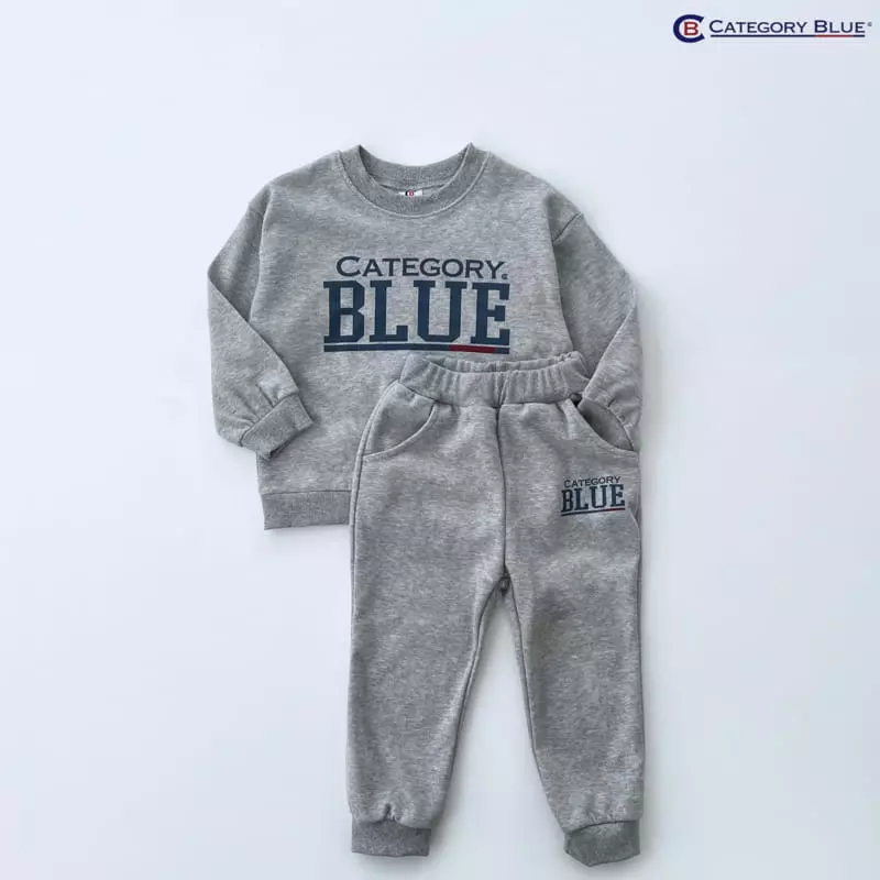 Category Blue - Korean Children Fashion - #childofig - Signiture Top Bottom Set - 3