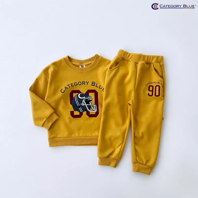 Category Blue - Korean Children Fashion - #designkidswear - 90 Top Bottom Set - 7
