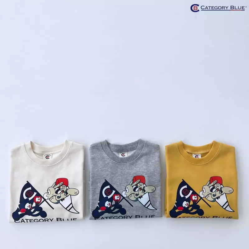 Category Blue - Korean Children Fashion - #fashionkids - Manchi Sweatshirt