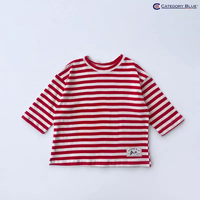 Category Blue - Korean Children Fashion - #magicofchildhood - Stripes Tee - 3