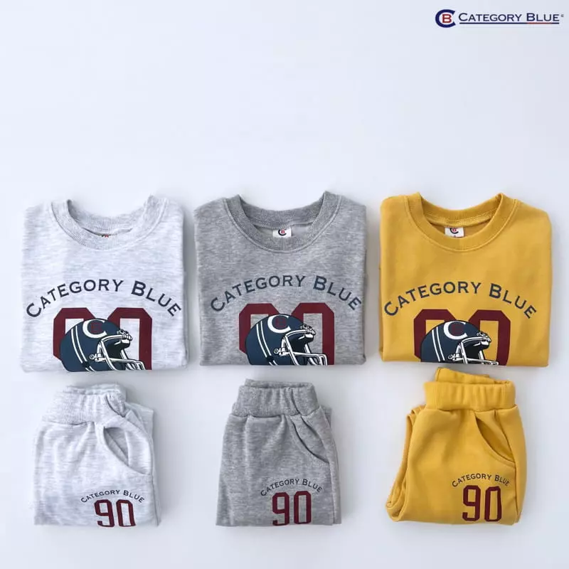 Category Blue - Korean Children Fashion - #minifashionista - 90 Top Bottom Set - 2