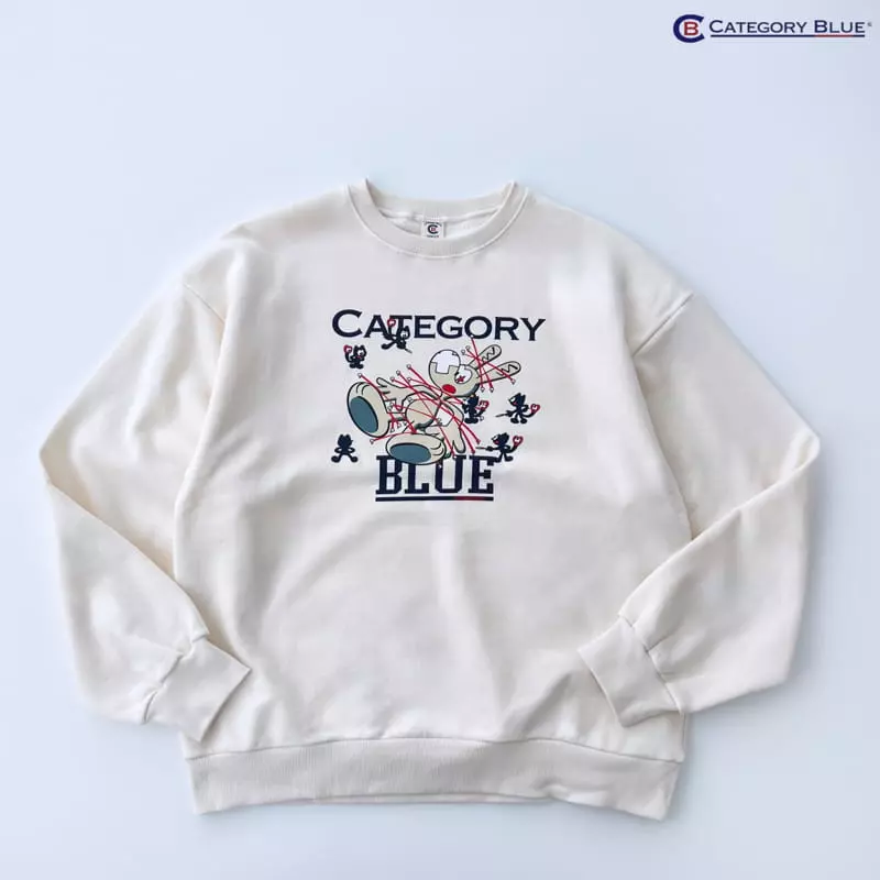 Category Blue - Korean Women Fashion - #momslook - Gulliver Sweatshirt Mom