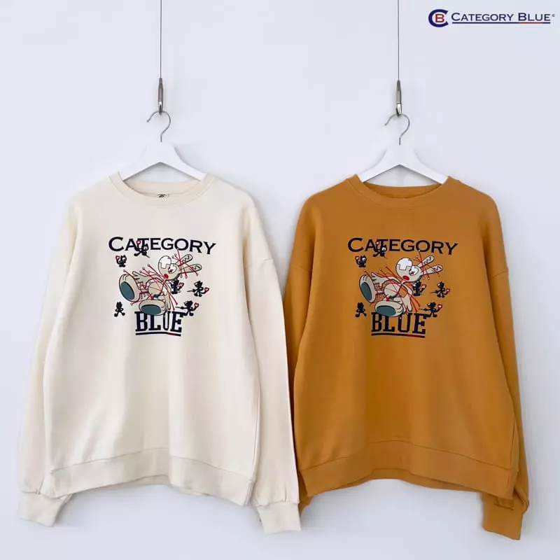 Category Blue - Korean Women Fashion - #momslook - Gulliver Sweatshirt Mom - 3