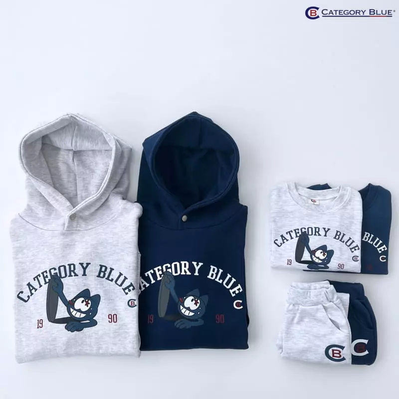 Category Blue - Korean Women Fashion - #momslook - Kitty Hoody Mom - 4