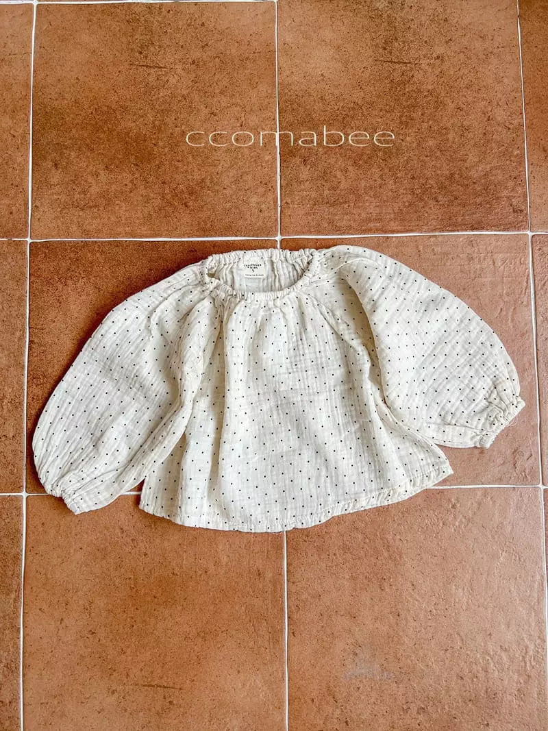 Ccomabee - Korean Children Fashion - #prettylittlegirls - Dot Blouse - 4