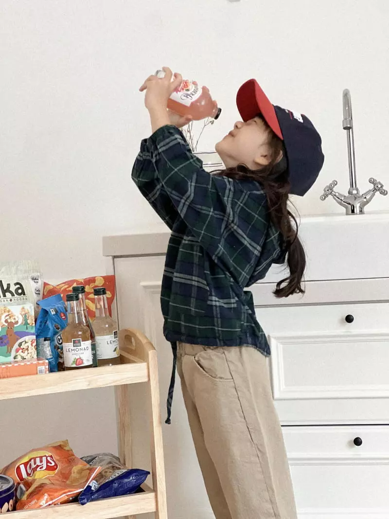 Ccomabee - Korean Children Fashion - #fashionkids - Check Anorak - 2