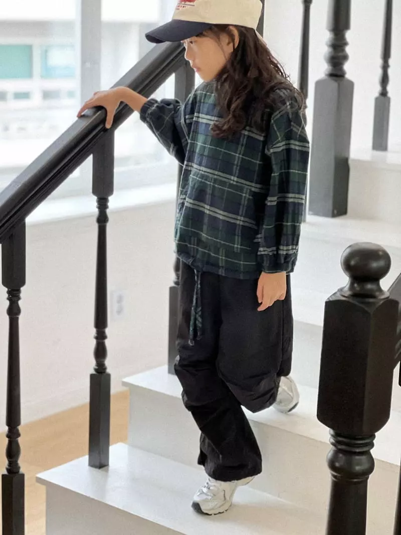 Ccomabee - Korean Children Fashion - #kidsshorts - Check Anorak - 4