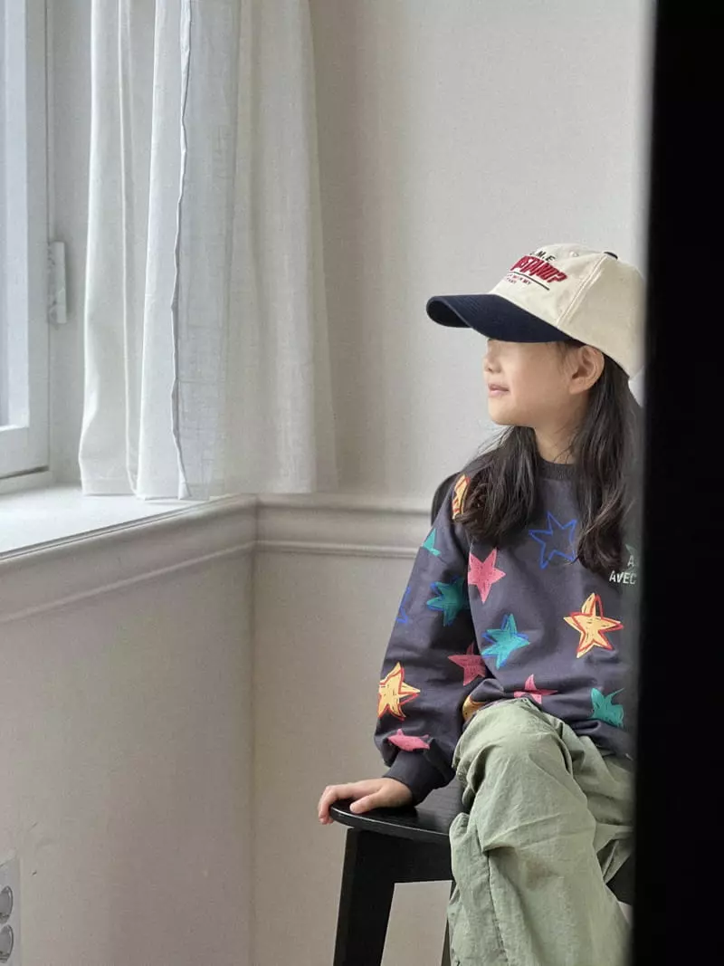Ccomabee - Korean Children Fashion - #prettylittlegirls - Star Sweatshirt - 2