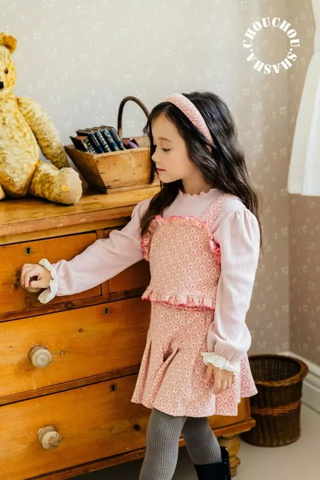 Chouchou Shasha - Korean Children Fashion - #childofig - Cloi Top Bottom Set - 8