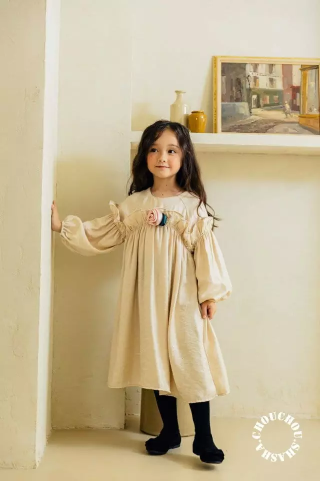 Chouchou Shasha - Korean Children Fashion - #childofig - Flower Cosaji - 6