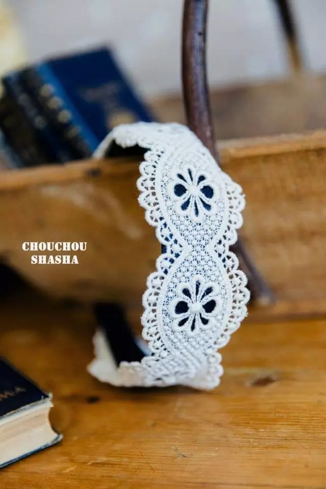 Chouchou Shasha - Korean Children Fashion - #designkidswear - Lace Hairband - 6