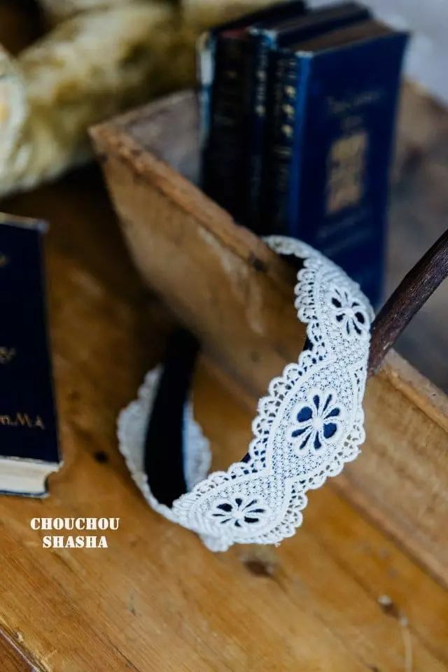 Chouchou Shasha - Korean Children Fashion - #discoveringself - Lace Hairband - 7