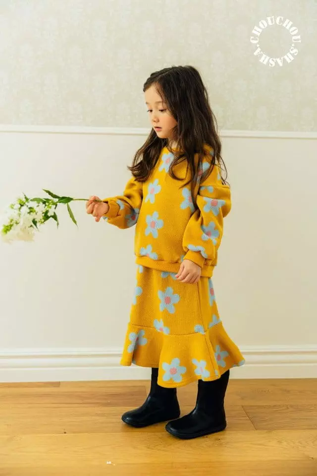 Chouchou Shasha - Korean Children Fashion - #fashionkids - Hi Top Bottom Set - 11