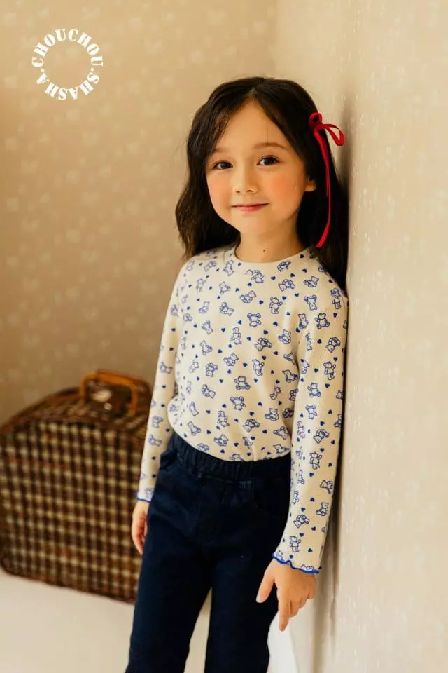 Chouchou Shasha - Korean Children Fashion - #fashionkids - Beart Tee - 6