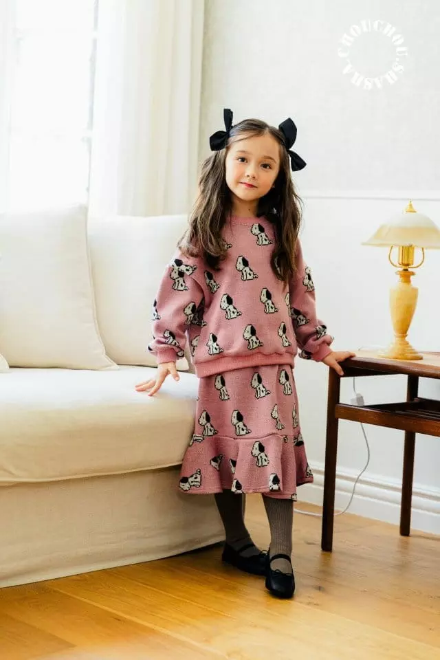 Chouchou Shasha - Korean Children Fashion - #prettylittlegirls - Hi Top Bottom Set - 5