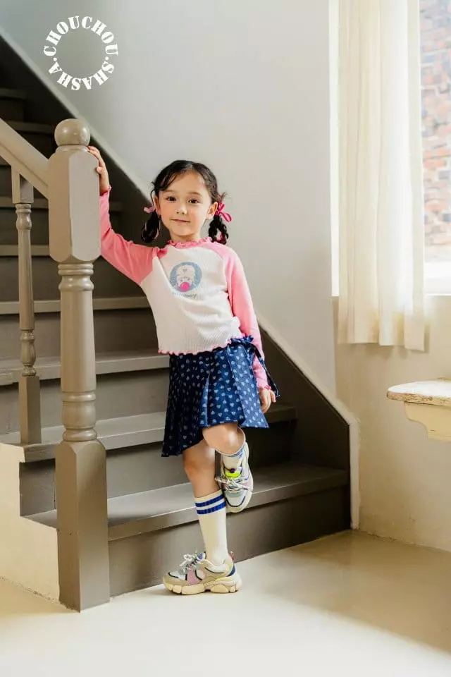 Chouchou Shasha - Korean Children Fashion - #minifashionista - Heart Wrinkle Pants - 4