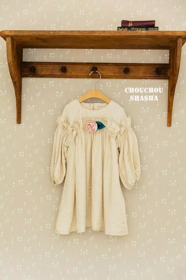 Chouchou Shasha - Korean Children Fashion - #todddlerfashion - Flower Cosaji - 4