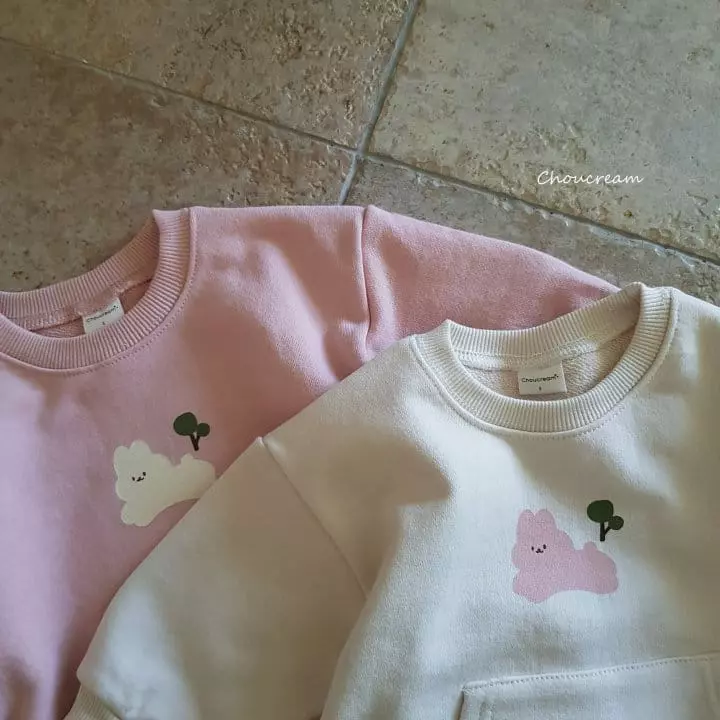 Choucream - Korean Baby Fashion - #babyboutique - Rabbit Sweatshirt Bodysuit