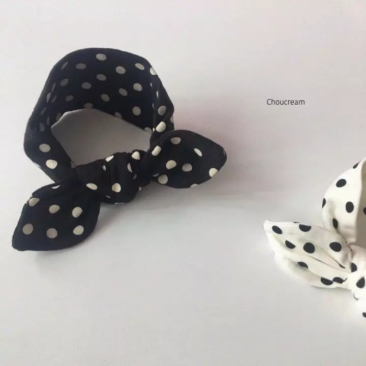 Choucream - Korean Baby Fashion - #babyboutique - Dot Hairband - 4