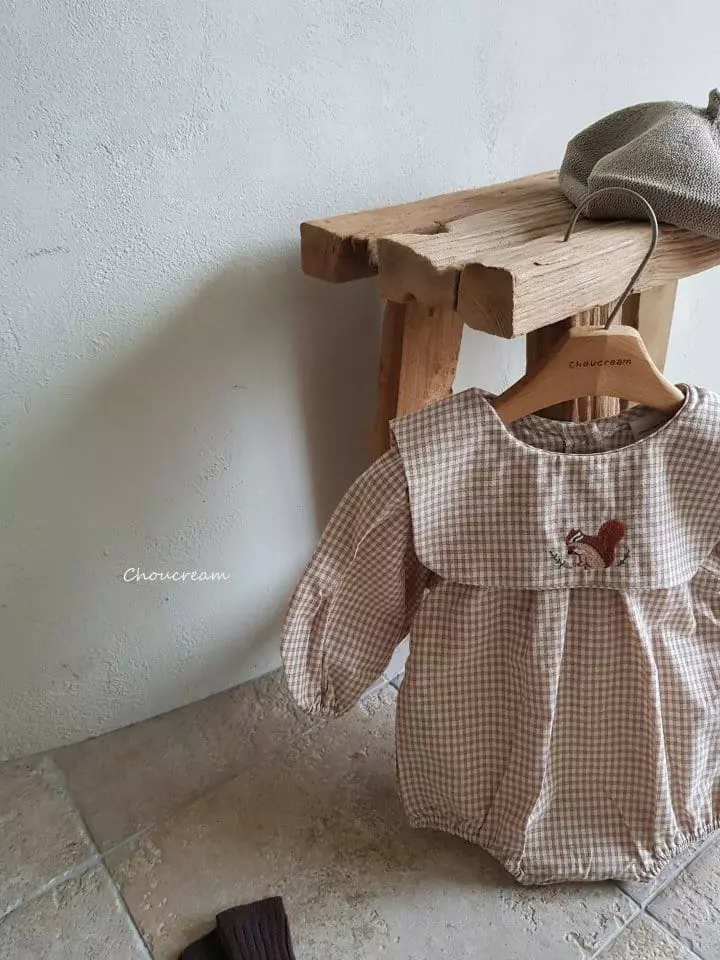 Choucream - Korean Baby Fashion - #babyfashion - Squirrel Bodysuit - 2