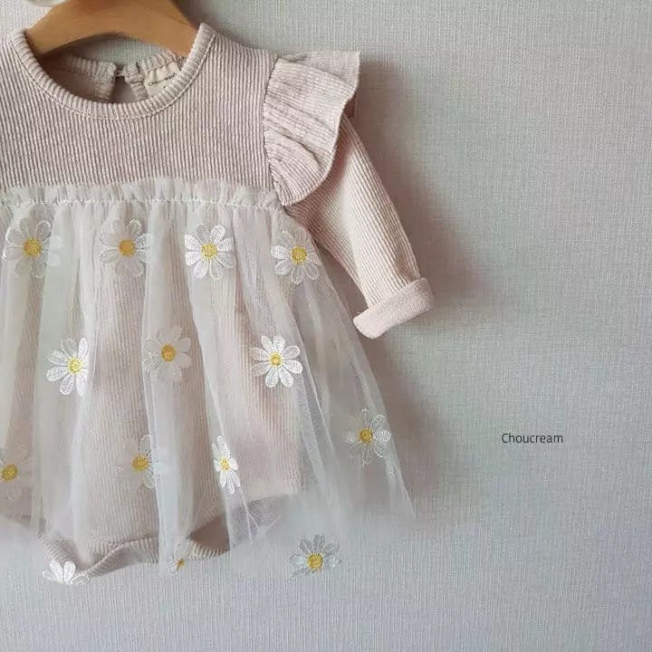 Choucream - Korean Baby Fashion - #babyoutfit - Daisy Bodysuit - 11