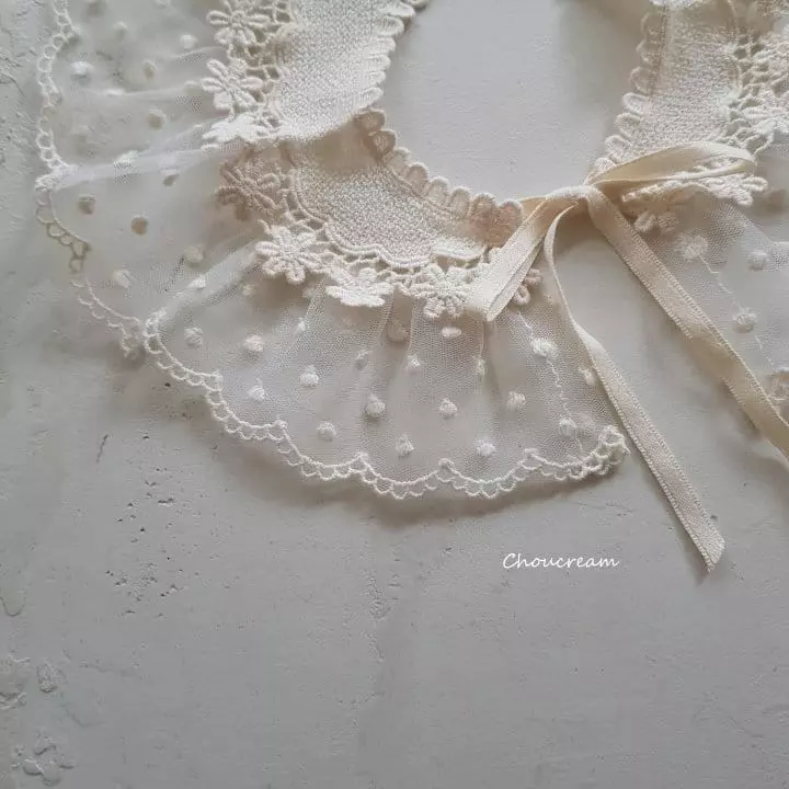 Choucream - Korean Baby Fashion - #babywear - Lace Collar Cape - 4