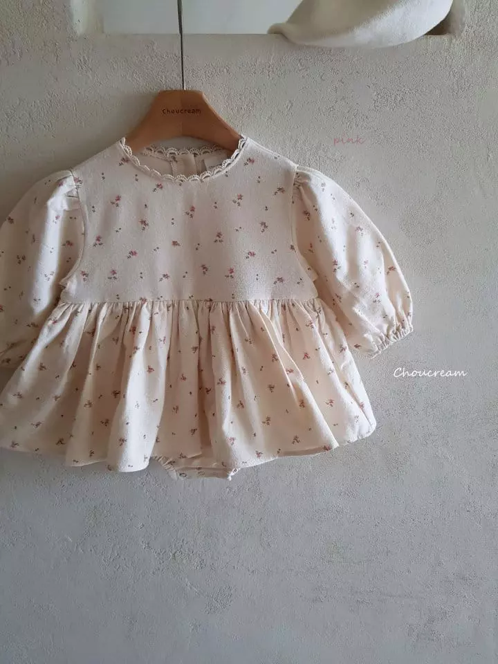 Choucream - Korean Baby Fashion - #smilingbaby - Labiang One-piece Bodysuit - 3