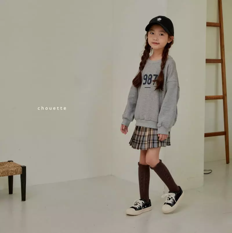Chouette - Korean Children Fashion - #Kfashion4kids - Mocha Check Skirt - 10