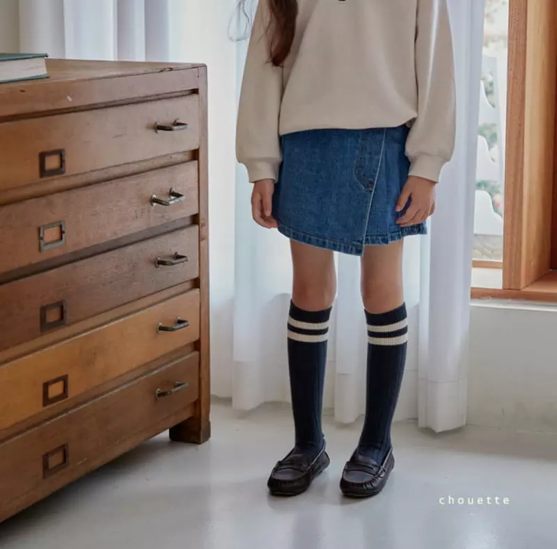 Chouette - Korean Children Fashion - #childrensboutique - Denim Currot Pants - 7