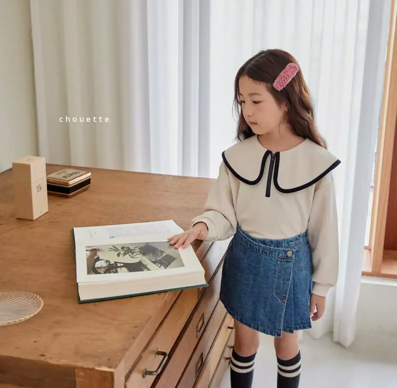 Chouette - Korean Children Fashion - #fashionkids - Denim Currot Pants - 10
