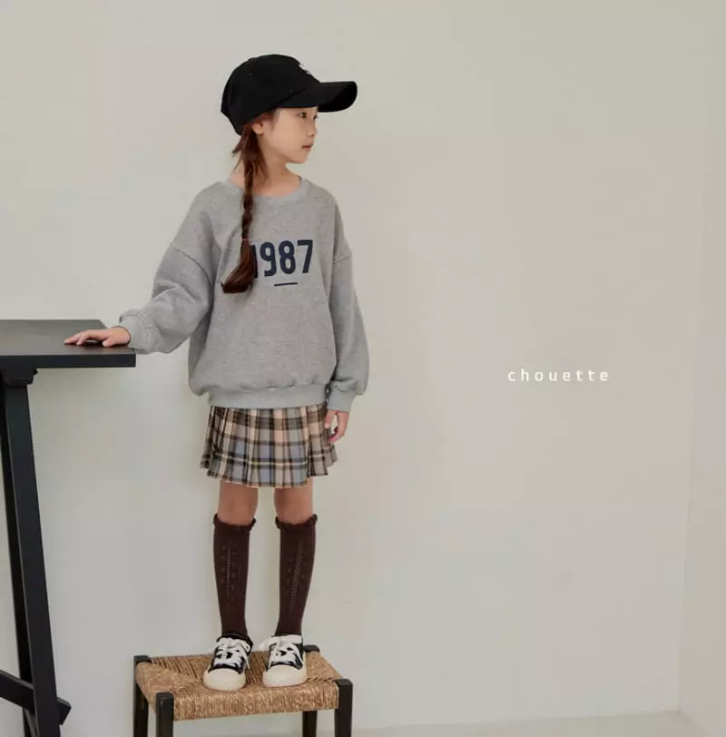 Chouette - Korean Children Fashion - #kidsstore - Mocha Check Skirt - 8