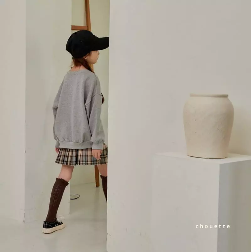 Chouette - Korean Children Fashion - #littlefashionista - Mocha Check Skirt - 11