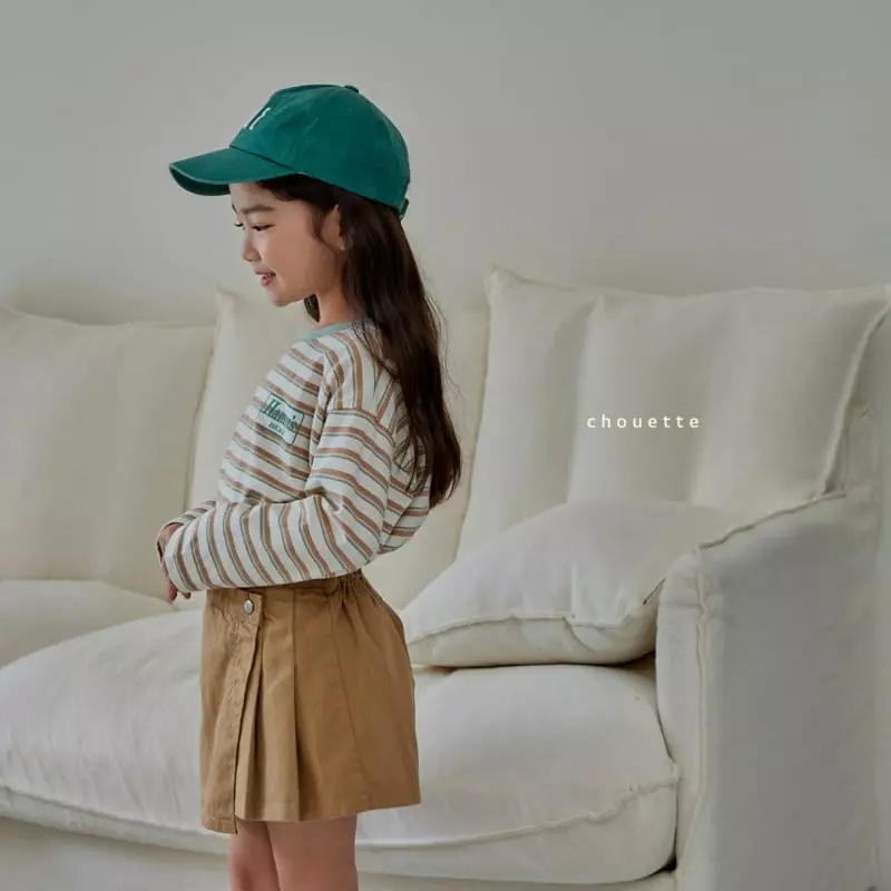 Chouette - Korean Children Fashion - #minifashionista - Squirrel Stripes Tee - 3