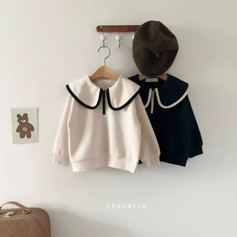 Chouette - Korean Children Fashion - #stylishchildhood - Sailor Zip-up Sweatshirt