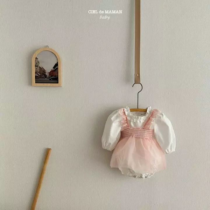 Ciel De Maman - Korean Baby Fashion - #babyboutique - Cancan Sha One-piece - 6
