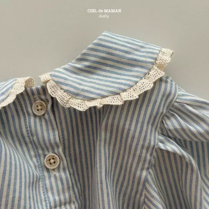 Ciel De Maman - Korean Baby Fashion - #babyboutiqueclothing - Shu Collar Blouse - 3