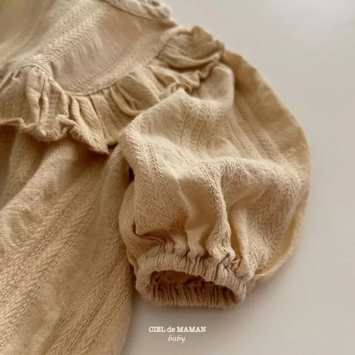 Ciel De Maman - Korean Baby Fashion - #babygirlfashion - Rabbit Frill Bodysuit - 5
