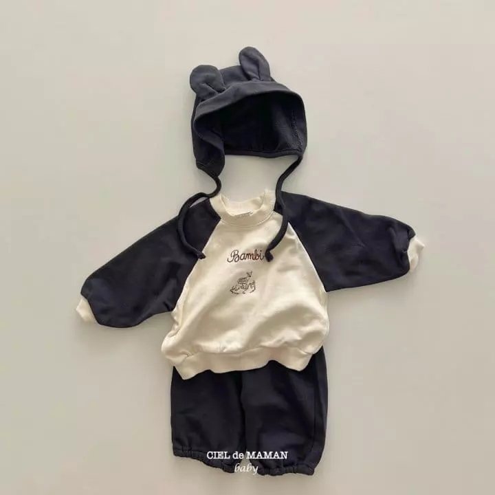 Ciel De Maman - Korean Baby Fashion - #babylifestyle - Bambi Top Bottom Set - 5