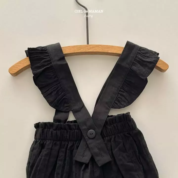Ciel De Maman - Korean Baby Fashion - #babylifestyle - Frill Dungarees Bloomer - 6