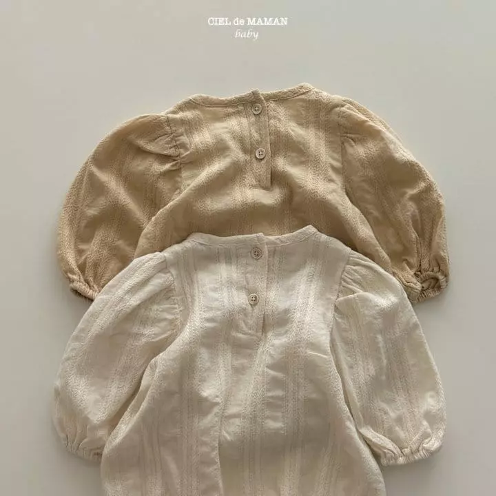 Ciel De Maman - Korean Baby Fashion - #babyoninstagram - Rabbit Frill Bodysuit - 7