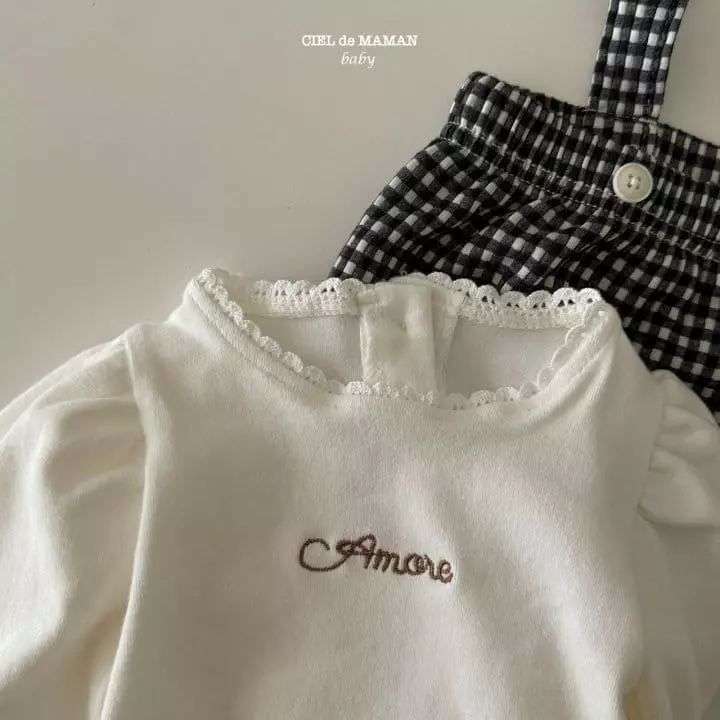 Ciel De Maman - Korean Baby Fashion - #babyootd - Amor Tee - 3