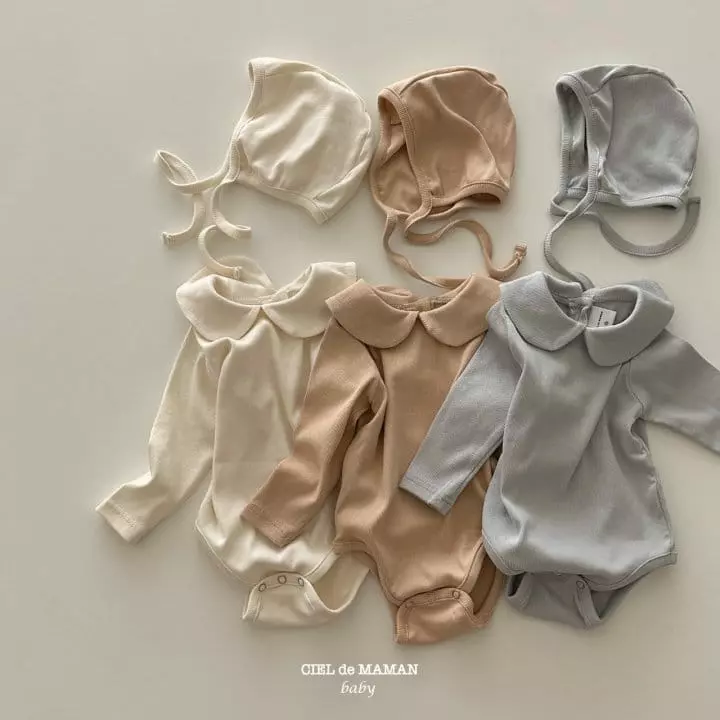 Ciel De Maman - Korean Baby Fashion - #babyootd - Circle Collar Tee