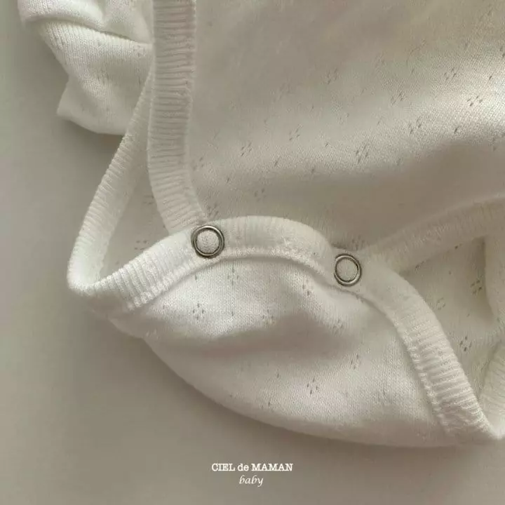 Ciel De Maman - Korean Baby Fashion - #babyootd - Eyelet Cardigan - 9